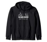 Data Scientist Humor Always Right Funny Statistics Zip Hoodie