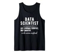 Data Scientist Science Funny Statistics Coding Geek Tank Top