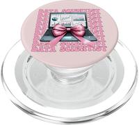Data Scientist Science Laptop Graph Girl Coquette Bow Pink PopSockets PopGrip for MagSafe