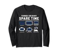 Data Scientist Spare Time Analytics Statistics Humor Long Sleeve T-Shirt