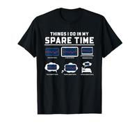 Data Scientist Spare Time Analytics Statistics Humor Value Graphic T-Shirt