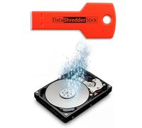 Data Shredder Stick for Windows - Hard Drive Eraser | Hard Drive Destruction Tool with Military Grade Disk Wiping Software | Wipe USB Storage, SD Cards, & More
