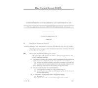 Data (Use and Access) Bill Commons insistence on disagreement and amendments in lieu (House of Lords) HLB 108