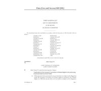 Data (Use and Access) Bill Third Marshalled List of amendments to be moved in Grand Committee (House of Lords) HLB 40 III