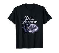 Data Whisperer Data Science Numbers Gothic Script T-Shirt