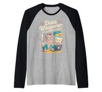 Data Whisperer: I Make Numbers Dance! Raglan Baseball Tee