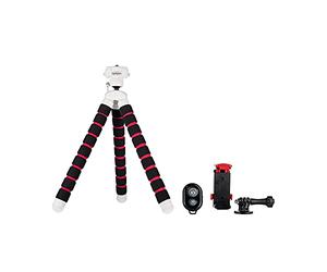 Datacolor Spyder Tripod Pro: Octopus tripod for cameras, phones and actioncams with universal remote control for hands-free photo and video recording