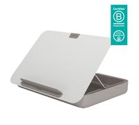 Dataflex Addit Bento Ergonomic Toolbox 900 - Hybrid Office Storage Container/Laptop-Tablet Stand/Document Holder For Hybrid Working - White