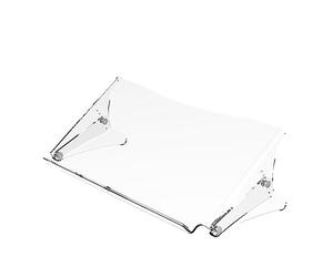 Dataflex Addit ErgoDoc Document Holder - Adjustable 400 | Height adjustable 136 - 206 mm, transparent clear