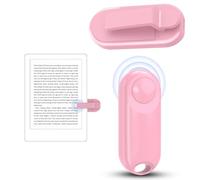 DATAFY RF Remote Control Page Turner for Kindle Paperwhite Kobo eReaders Camera Remote Shutter, Wireless Page Turner for iPhone ipad Android Tablets Reading Novels (pink)