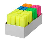 Dataglo Highlighter Bulk Pack | 48 Fluorescent Marking Pens | Assorted Colors - Yellow, Green, Blue, Pink & Orange | Chisel Tip for Precision & Bold Highlighting | Office, School & Home Use