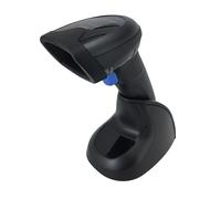 Datal○gic QuickScan QD2590 Corded Handheld Barcode Scanner Kit (Black, 1D/2D and Postal Codes， Omnidirectional Area Imager，IP52) Includes Base Stand and USB Cable