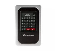 DataLocker DL4 FE 4TB USB-C / -A SSD with AES-256bit Hardware Encryption, Colour Display and FIPS 140-2 Level 3 Certification, DSGVO/GDPR Compliant, DL4-SSD-4TB-FE