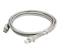 Datalogic CAB-408 RS-232 Pwr Coil 9-Pin Fem serial cable DB-9