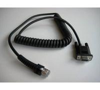 Datalogic Cab-434 RS232 PWR Cable Adapter, 9-pin D Female Coiled, 2.4 m, for PowerScan8000/7100