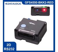 Datalogic GFS4550-BKK2-RED 1D/2D RS232 On Counter Barcode Scanner with Cable