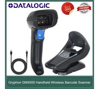 Datalogic GM4500 Wireless Bluetooth Barcode Scanner 2D QR 1D Bar Code w/ Cradle