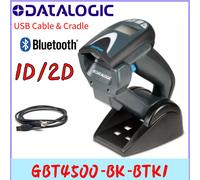Datalogic Gryphon GBT4500-BK-BTK1Wireless 2D USB Scanner w USB Cable & Cradle