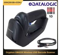 Datalogic Gryphon GM4200 Wireless 1D Barcode Scanner Reader USB GM4200-BK-433K1