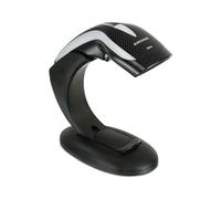 Datalogic Heron HD3130 1D USB Scanner + stand Wired USB 1D linear imager scanner with 270 scans per second, Green Spot, customisable LED lighting and
