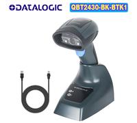 Datalogic QBT2430-BK-BTK1 Bluetooth 2D Imager Barcode Scanner Reader w/ Cradle