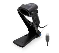 Datalogic QuickScan QD2220-BKK1S Handheld 1D Barcode Scanner w/Stand USB Cable