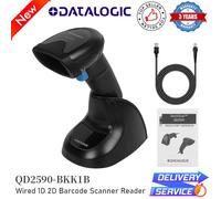 Datalogic QD2590-BKK1B 1D 2D Area Imager Barcode Scanner Reader USB w/ Stand