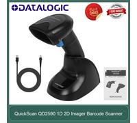 Datalogic QD2590-BKK1B Wired 1D 2D Barcode Scanner USB QR Code Reader w/ Stand
