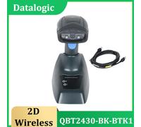 Datalogic QuickScan QBT2430-BK-BTK1 2D Bluetooth Barcode Scanner USB Kit w/ Base