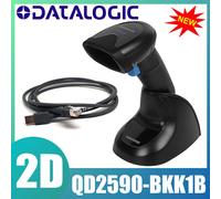 Datalogic Quickscan QD2590-BKK1B Handheld 2D USB Barcode Scanner w/ Cable & Base