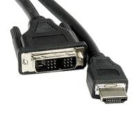 DATAPROCABLES BLACK 5M HDMI 19P MALE TO DVI-D 19P MALE HDDV-005