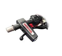 Datatool Croc Lock - Visible Theft Deterrent for Scooters, Motorcycles, and ATVs - Locks Brake Lever to Handlebar - Saw Resistant Bike Lock - Available in Red, Yellow, Black or Orange (Black)