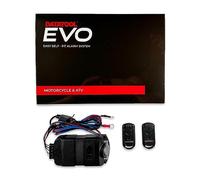 Datatool Evo - Advanced Motorcycle and Scooter Alarm System with Movement Sensor and Adjustable Sensitivity - 12V Battery Operated with Low Battery Notification and Integrated Siren - Self Fit Kit