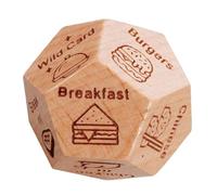 Date Dice, Date Dice, Funny Wooden Meal Decision Dice, 12 Sides Date Dice For Couples, Decide What To Watch With Movie Dice, Date Ideas Roma