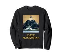 Date Masamune One-Eyed Dragon Samurai Ukiyo-e Portrait Sweatshirt
