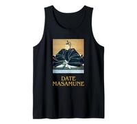 Date Masamune One-Eyed Dragon Samurai Ukiyo-e Portrait Tank Top