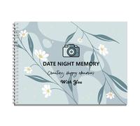 Date Night Book - Adventure Photo Album for Couples, Portable Scratch Off Date Card Deck, Romantic Activity Games | Interactive, Entertaining Relationship Game for Couples Who Go On Holidays