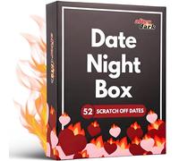 Date Night Box: After Dark - 52 Flirty & Fun Scratch-Off Date Ideas for Couples - Playful Card Game for Husband, Wife, Boyfriend, Girlfriend - Romantic Gift for Anniversary, Wedding, or Birthday, 17+
