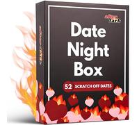 Date Night Box: After Dark - 52 Flirty & Fun Scratch-Off Date Ideas for Couples - Playful Card Game for Husband, Wife, Boyfriend, Girlfriend - Romantic Gift for Anniversary, Wedding, or Birthday, 17+