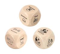 Date Night Decision Dice 3 Pcs - Fun Couples Gift Stocking Stuffers for Men Women, Couples Date Night Dice for Christmas Anniversary Bachelorette, Valentine's Day Gifts Ideas for GF BF Wife Husband