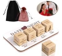 Date Night Dice, Couples Gift Ideas Decision Dice for Girlfriend Boyfriend Romantic Date Night Ideas for Him and Her Anniversary Birthday Gifts for Husband Wife Couples Toys