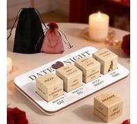 Date Night Dice Couples Gift Ideas, Decision Dice, Valentine's Day Gifts for Girlfriend or Boyfriend, Romantic Date Night Ideas for Him and Her, Anniversary Christmas Birthday Gifts for Husband Wife
