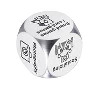 Date Night Dice - Decision Making Dice, Couples Dice traffickeywords| Stainless Steel Romantic and Fun Game Idea for Boyfriend and Girlfriend to Explore Creative Date Night Activities for Couples
