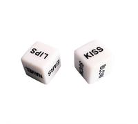 Date Night Dice for Couple - Luminous Love Dice Adult, Adding Excitement & Enjoyment, Funny Romantic Gifts for Anniversary, Valentine's Day (White)