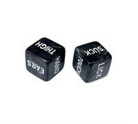 Date Night Dice for Couple - Luminous Love Dice Adult, Adding Excitement & Enjoyment, Funny Romantic Gifts for Anniversary, Valentine's Day (Black)