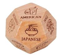 Date Night Dice for Couples Food Movie Decision Dice Wooden Dice Game Toy Romantic Gifts for Valentine's Day Anniversary Birthday