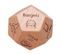 Date Night Dice - Pair of Wooden Dices, 12 Sides Mat Dice | Fun Interactive Date Night Cube, Special Occasions To Spruce Your Love Life Binding Time, Socks For Adults Valentine Birth