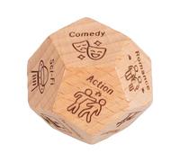 Date Night Dice - Wooden Dice Game for Couples | Fun Dating Dice for Couples | Food Decision and Dating Game for Romantic Night | Perfect Gift for Boyfriend, Girlfriend, Valentine, Birthday, Christmas
