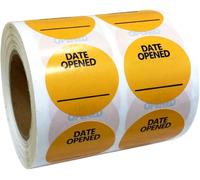 Date Opened Stickers 1.25 Inch Medication Instruction Labels 1000 Pcs Per Pack