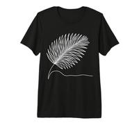 Date Palm Line Art Botanist Premium T-Shirt